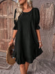 Relaxed Fit Summer Dress in Blue (Almost Sold Out) - View 4 | Bellmere