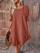 Relaxed Fit Summer Dress in Blue (Almost Sold Out) - View 3 | Bellmere
