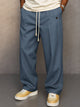 Straight fit jogger trousers with drawstring waist, front pockets and buttoned pocket