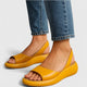 Tracy | Women's Peep Toe Slingback Flatform Sandals