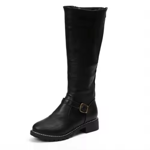 Women's Knee High Boots in Black - View 8 | Bellmere