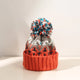 Women's Snowflake Pom Beanie in Black - View 4 | Bellmere