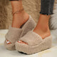 Angela | Women's Lounge Platform Wedges