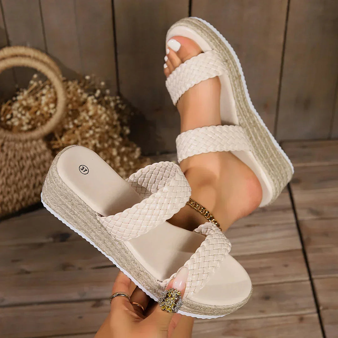 Ece | Women's Braided Platform Sandals