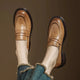 Amelia | Leather-Style T-Strap Shoes