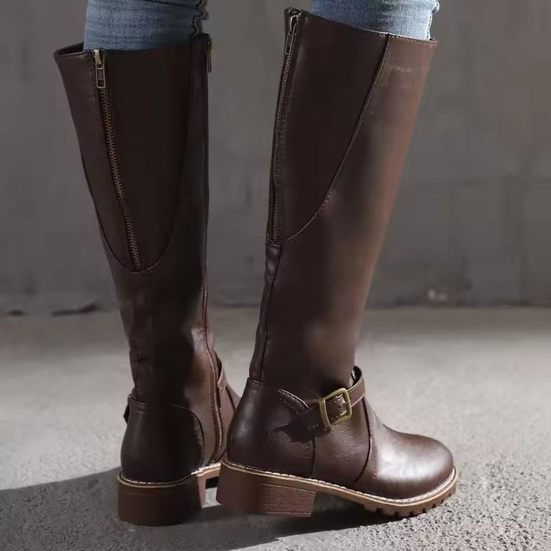 Women's Knee High Boots in Black - View 5 | Bellmere