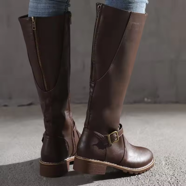 Women's Knee High Boots in Black - View 5 | Bellmere