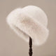 Cozy Fluffy Winter Hat in Pink - View 2 | Bellmere
