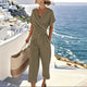 Women's Two-Piece Outfit Set in Apricot - View 3 | Bellmere