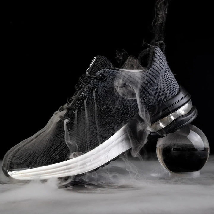 Women's lace-up sneakers with textured multicolour upper and layered sole
