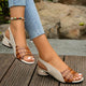 Women's Comfort Sandals in Red - View 6 | Bellmere