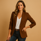 Women's tailored slim fit blazer with notched lapels