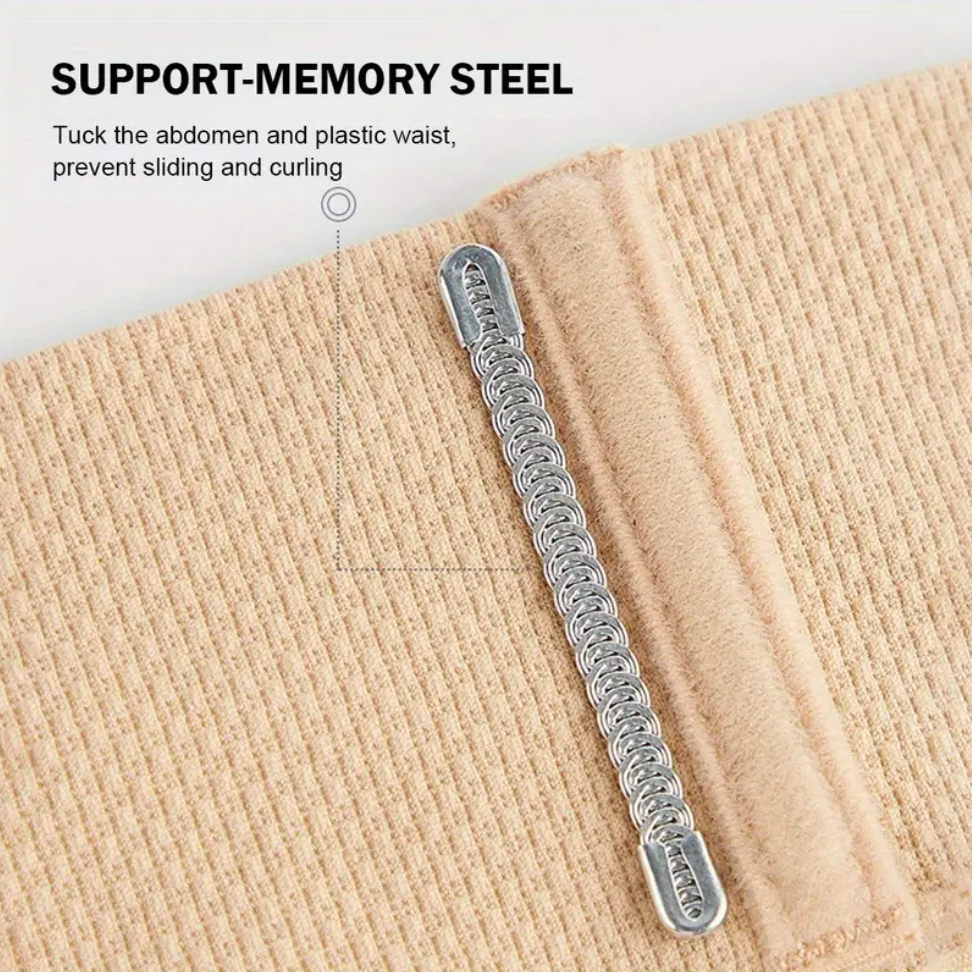 High-Waisted Slimming Underwear in Beige - View 9 | Bellmere