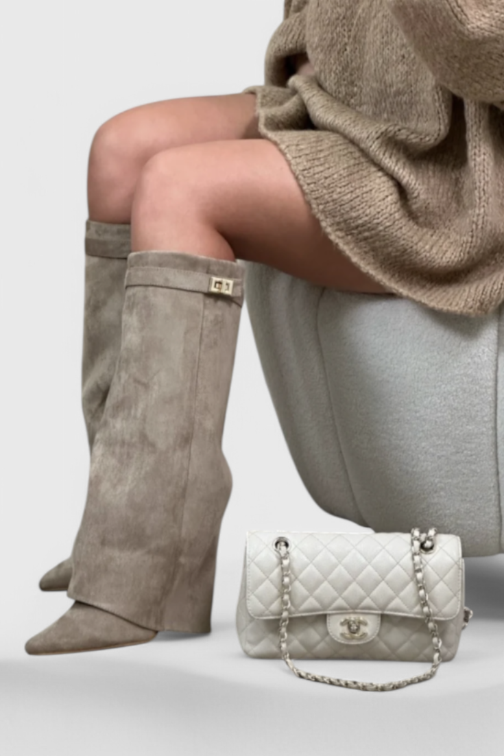 Women's Everyday Boots in Beige - View 8 | Bellmere