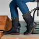 Women's Classic Ankle Boots in Blue - View 5 | Bellmere