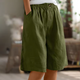 Women's Comfort Shorts in Army Green | Bellmere