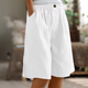 Women's Comfort Shorts in Army Green - View 11 | Bellmere