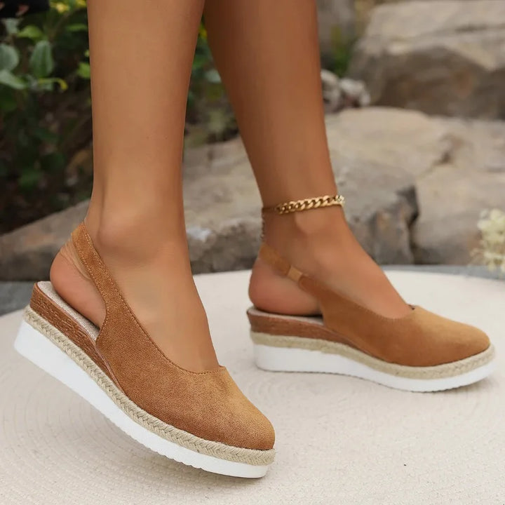 Tove | Women's Platform Espadrille Sandals Slingback Wedge Shoes