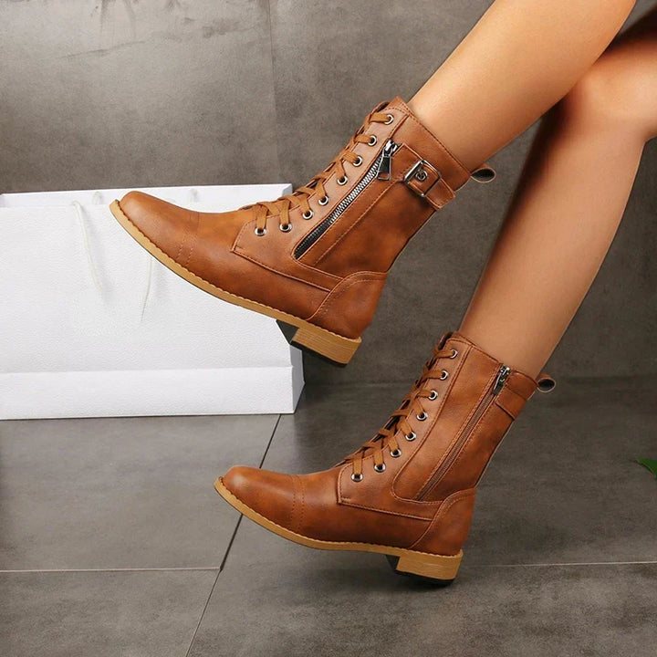 Women's Classic Boots in Brown - View 4 | Bellmere