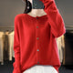 Women's crew neck knit cardigan with long sleeves and button front