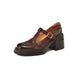 Cecilia | Classic T-Strap Block Heel Shoes
