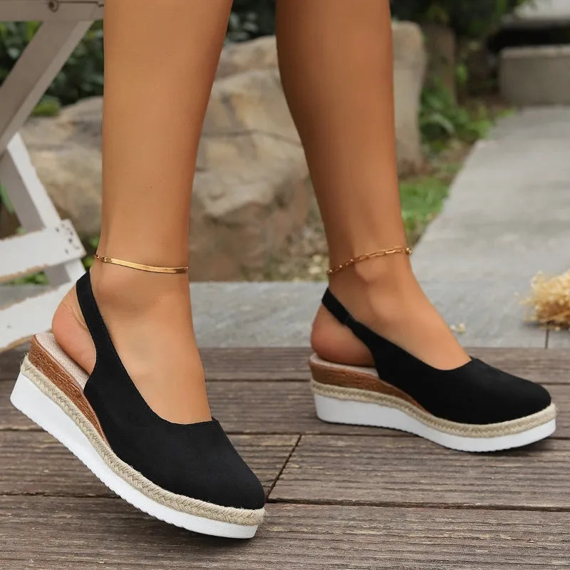 Tove | Women's Platform Espadrille Sandals Slingback Wedge Shoes