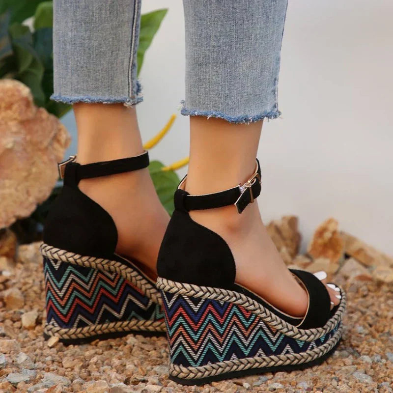 Summer | Women's Boho Wedge Sandals