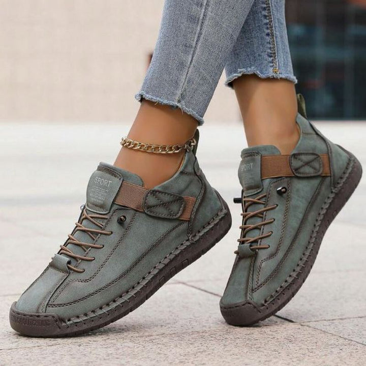 Comfort Sneakers Shoes in Beige - View 9 | Bellmere