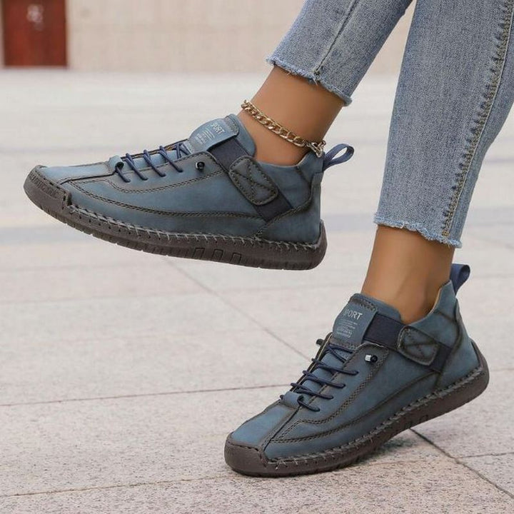 Comfort Sneakers Shoes in Beige - View 8 | Bellmere