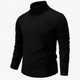 Ribbed turtleneck sweater with long sleeves