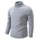 Ribbed turtleneck sweater with long sleeves