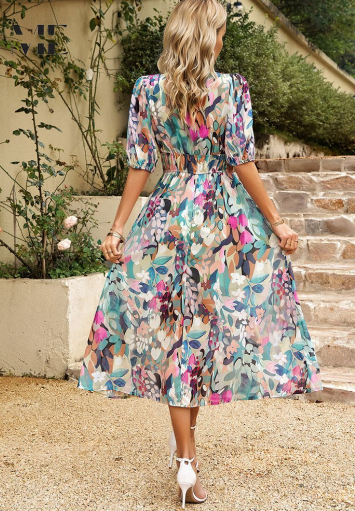 Women's Floral Dress in Floral - View 2 | Bellmere