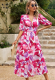 Women's Floral Dress in Floral - View 17 | Bellmere