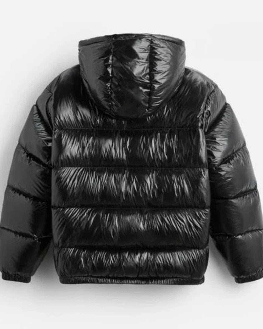 Women's puffer jacket for cold weather