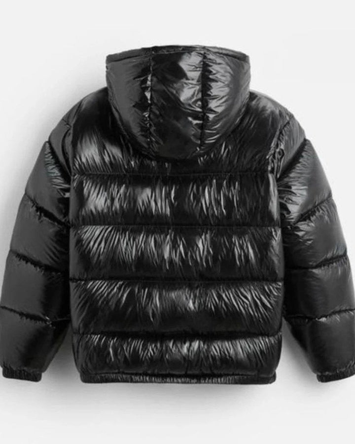 Women's puffer jacket for cold weather