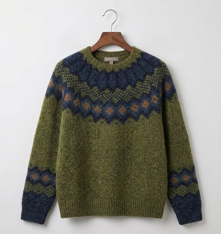 Heritage Nordic knit jumper