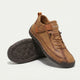 Unisex mid-top lace-up sneakers with textured flat soles