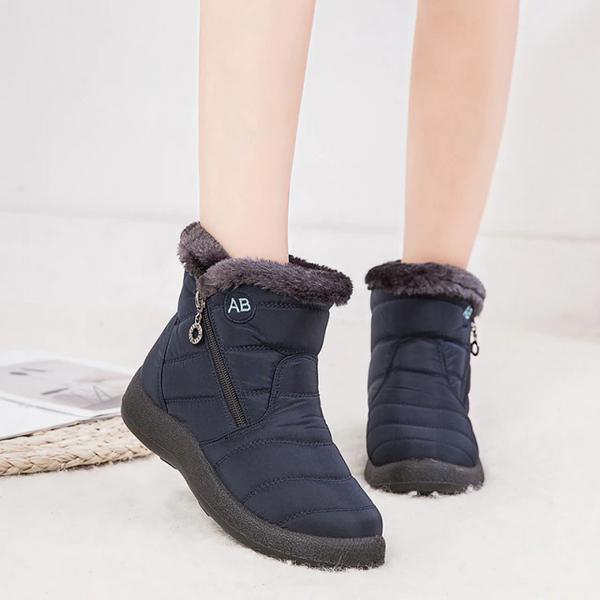 OrthoFit Soft Sole Winter Boots in Black - View 7 | Bellmere