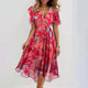 Women's Lightweight Summer Dress in Green - View 4 | Bellmere