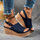 Ilaria | Women's Platform Buckle Sandals - EVA shock absorbing sole