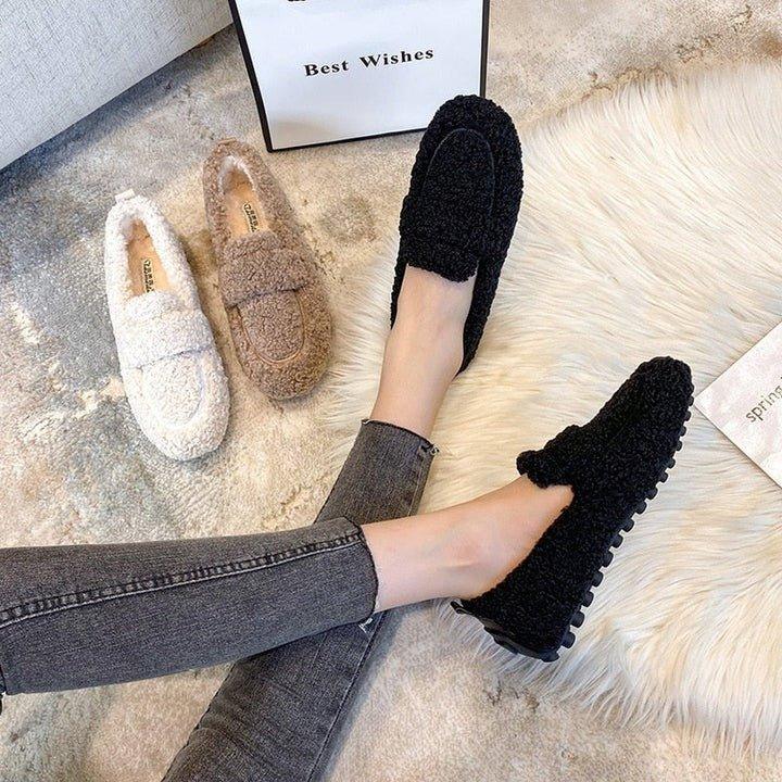 Women's Ultra-Cozy Moccasin Slippers Shoes in Cream - View 7 | Bellmere
