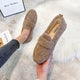 Women's Ultra-Cozy Moccasin Slippers Shoes in Cream - View 5 | Bellmere