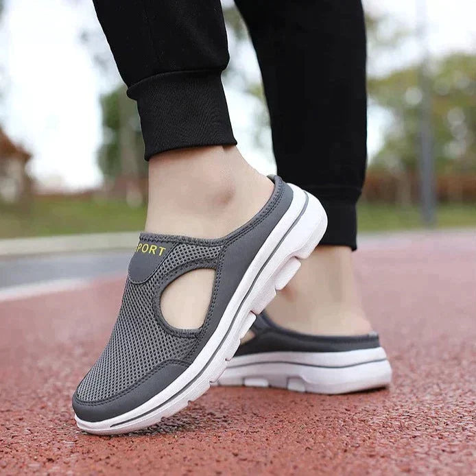Supportive slippers for indoor home wear