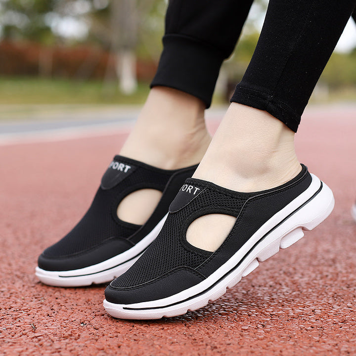 Supportive slippers for indoor home wear