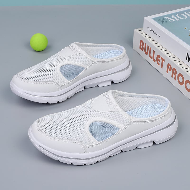 Supportive slippers for indoor home wear