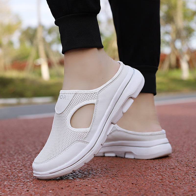 Supportive slippers for indoor home wear
