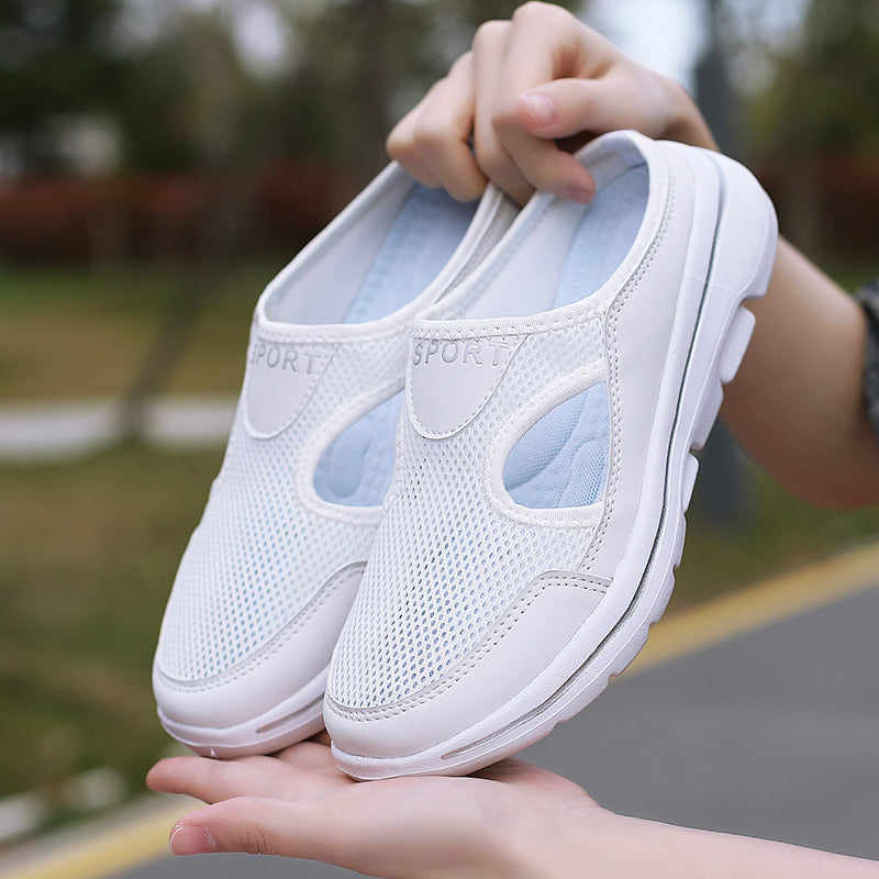 Supportive slippers for indoor home wear