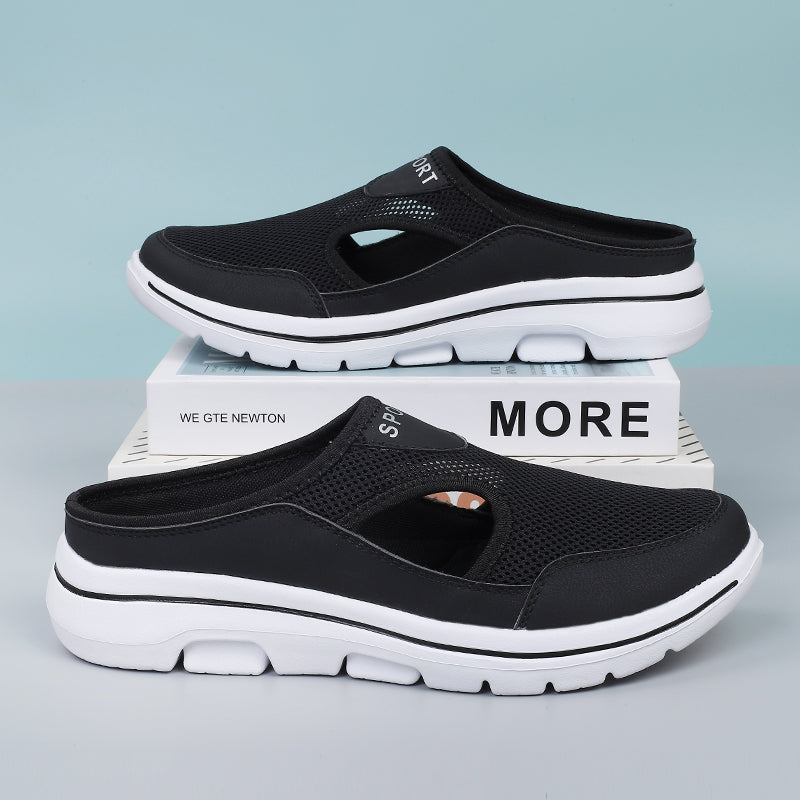 Supportive slippers for indoor home wear