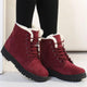 Women's Water-resistant Winter Boots in Black - View 3 | Bellmere