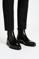 Women's Chelsea ankle boots with elastic side panels and low heels